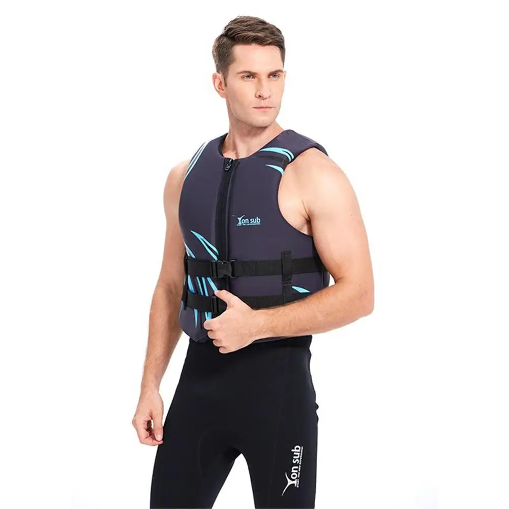 

Men Neoprene Epe High-end Life Jacket Vest For Motorboat Water Park Snorkeling Suit Rafting Life Vest Water Sports Equipment