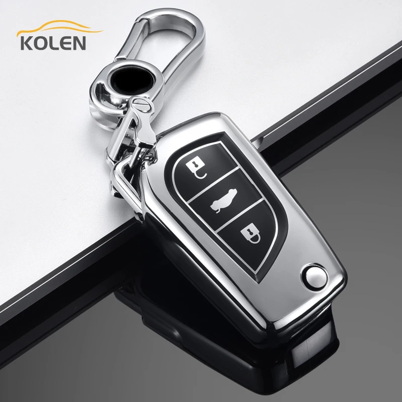 Чехол для автомобильного пульта дистанционного управления из ТПУ оболочка Toyota