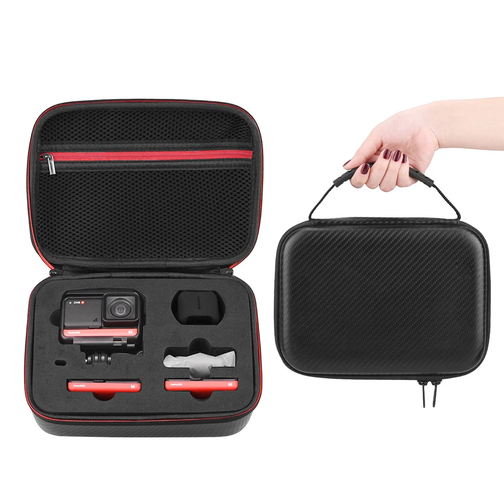 Hard Case Portable Storage Bag for Insta360 ONE R Action Camera Wrist Carring Cases Suitcase For insta360 one r Accessories |