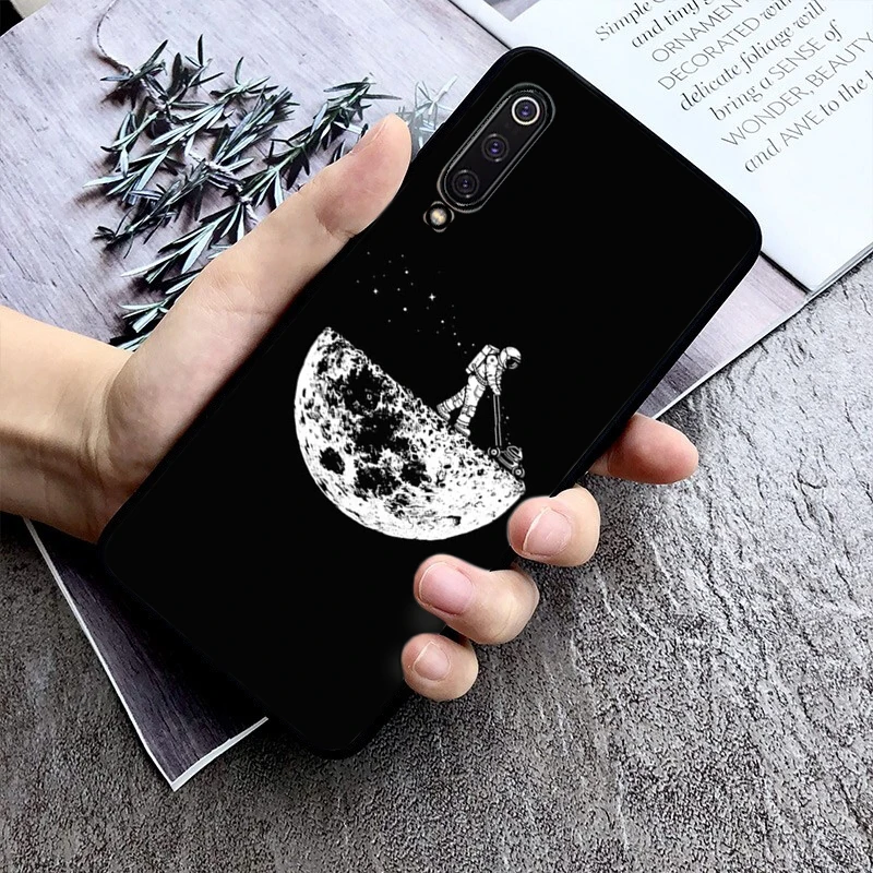 Силиконовый черный чехол для телефона Xiaomi 8 9 se 5X Redmi 6pro 6A 4X 7 5plus note 5 | Мобильные