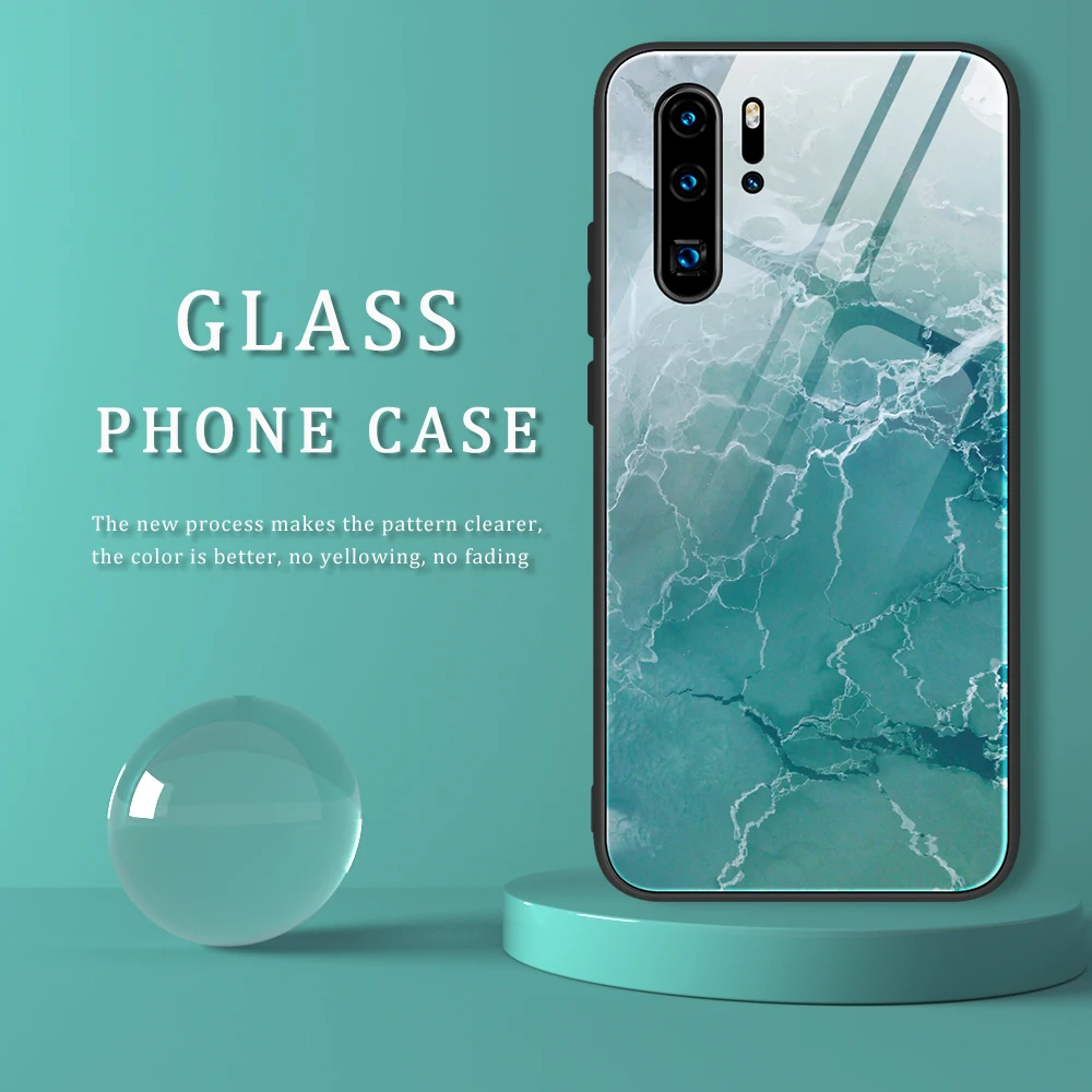 Чехол из закаленного стекла для Huawei P40 Lite P30 P20 Pro Honor 8X 10i 20i 9X 20|Бамперы| |