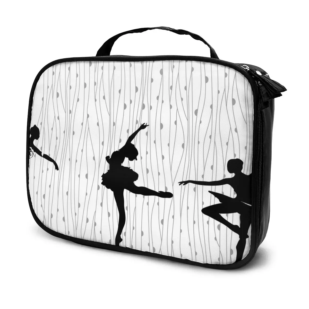 

Многофункциональная косметичка с принтом балерины, женская косметичка, набор для ухода за туалетными принадлежностями, дорожный органайзе...