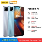Realme 7i 6,5 дюймов мобильный телефон 1600*720 дисплей 4 Гб 64 Гб Helio G85 смартфон 48MP Al Тройная камера мобильный телефон 18 Вт Быстрая зарядка