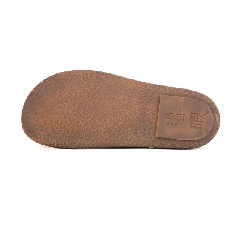 Женская обувь ручной работы на плоской подошве женская с круглым носком и