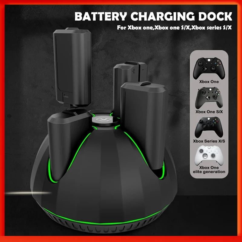 

Aolion x box one console charging dock x box one s/x gamepad charging station x box series s/x controller charger stand