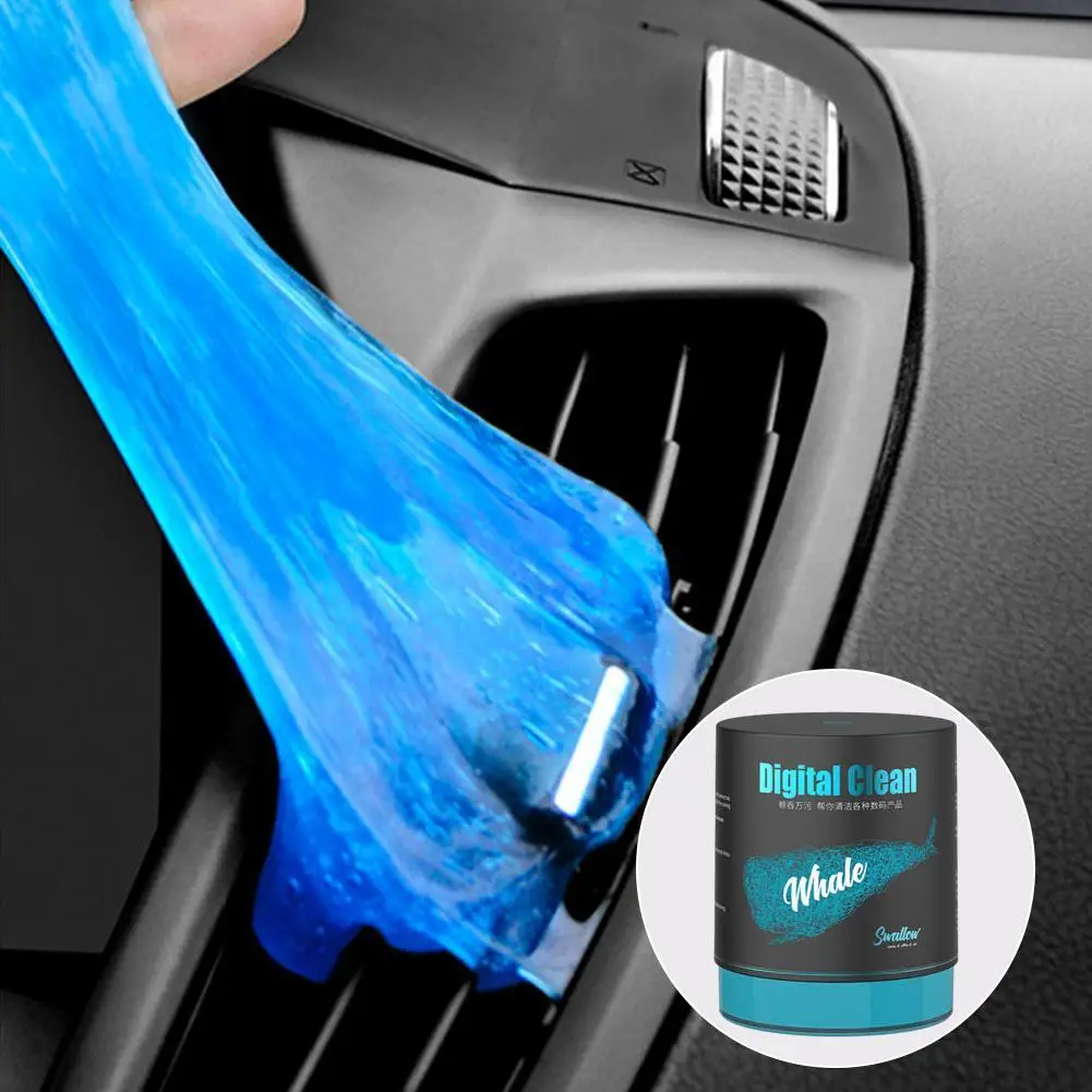 

200g Blue Home Cleaning Car Office Cleaning Artifact Cleaning Gel Reusable Keyboard Mouse Display Clean Dust Remover Clean Tool