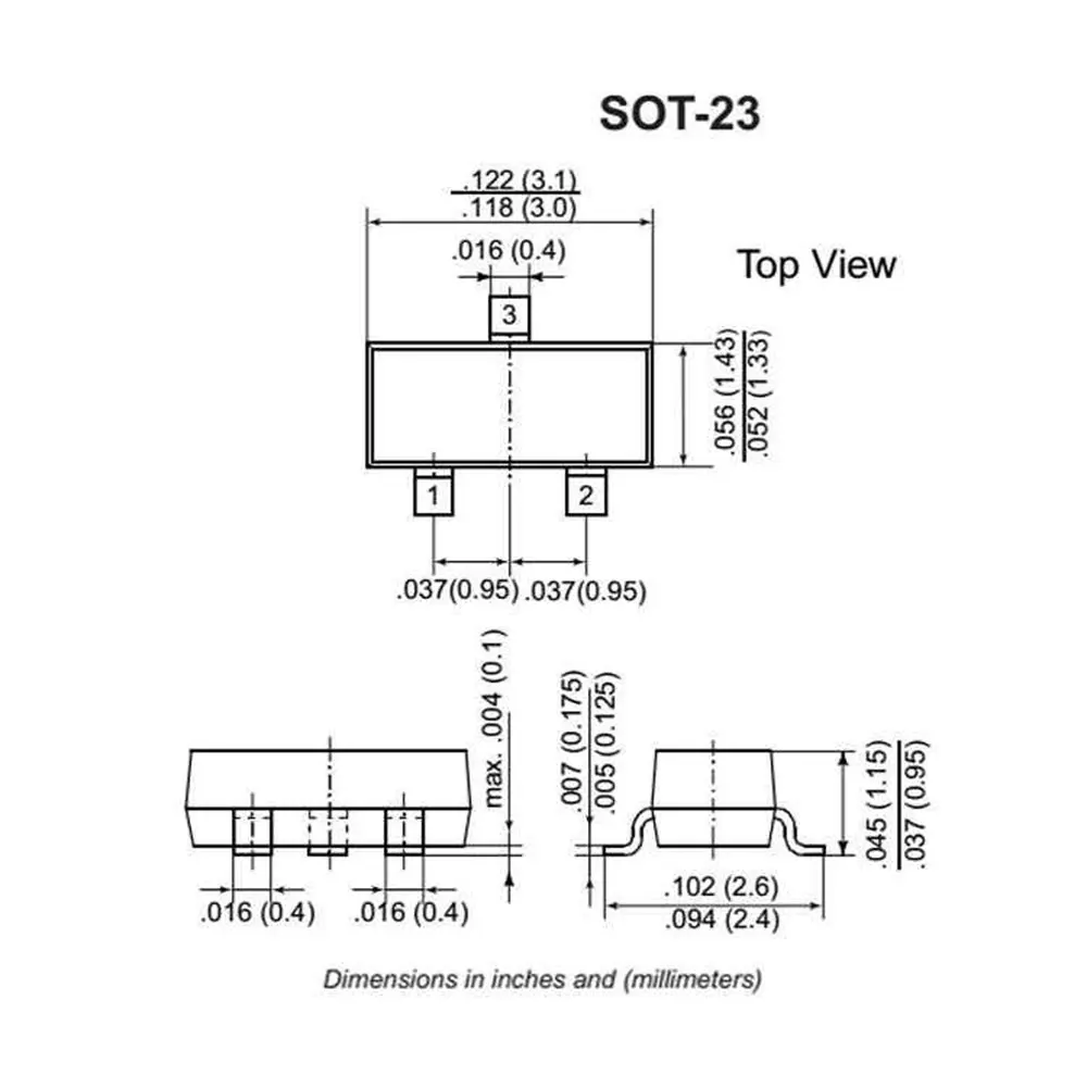 100 шт. MMBTA44 3D 400 а/в NPN SOT-23 SMD транзистор | Электронные компоненты и принадлежности