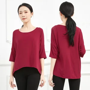 Женский костюм для танца живота, Свободный Топ из модала, для взрослых