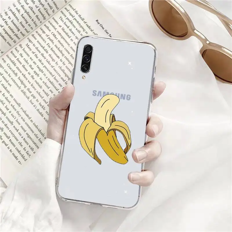 

cute cartoon Bananas Phone Cases Transparent for Samsung A71 S9 10 20 HUAWEI p30 40 honor 10i 8x xiaomi note 8 Pro 10t 11