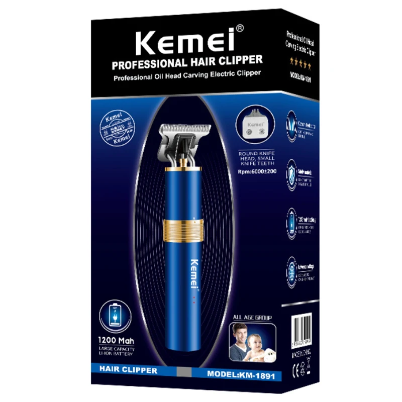 

kemei hair cutter machine 2in1 powerful hair trimmer electric beard trimmer for men hair clipper rechargeable finishing clippers