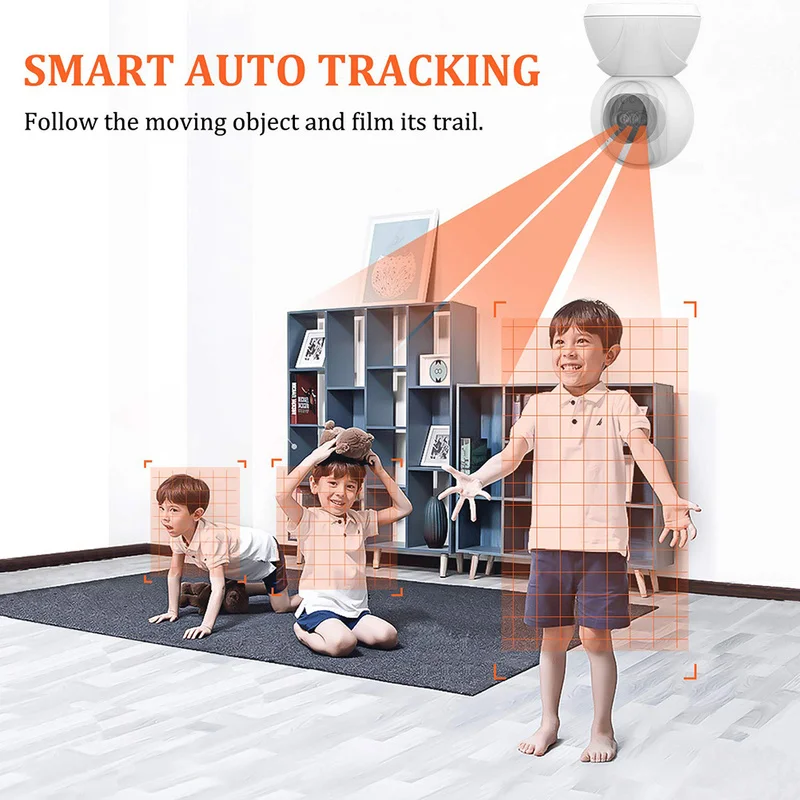 4-мегапиксельная камера видеонаблюдения с автоматическим отслеживанием 1080P