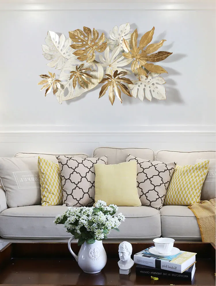 

Nordic style wall decoration Personalized and creative three-dimensional flower iron wall decoration room decoration Handmade