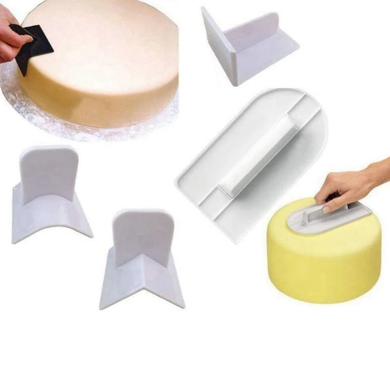 

15PCS Cake Smoothing and Decoration Tool Kit Sugarcraft Modeling Tool Spatula Knife Soft Frosting Tool Kit