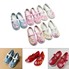 Туфли вышитые для шарнирной куклы 7,8 см, сандалии подходят для кукол SD 60 см, подарок на Рождество для детей, 13