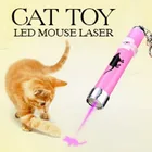 Креативные забавные игрушки для домашних животных, кошек светодиодный лазерная указка светильник светящаяся ручка с яркой анимацией, мышь, тени, удивительная игрушка для кошек