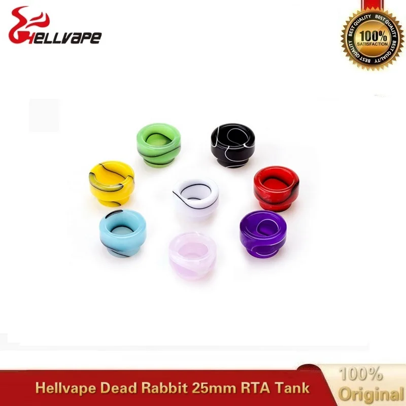 Helvape Dead Rabbit 25 мм RTA Vape Tank 4 5 мл атомайзер с полимерным дриптопом одна двойная