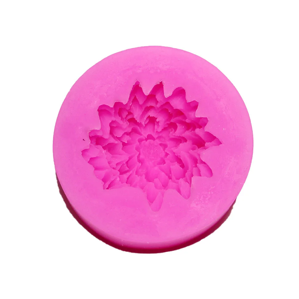 

Chrysanthemums Flower Silicone Molds Fondant Soap Cake Mold Cupcake Jelly Candy Chocolate Cake Decoration Baking Tool Soap Mould