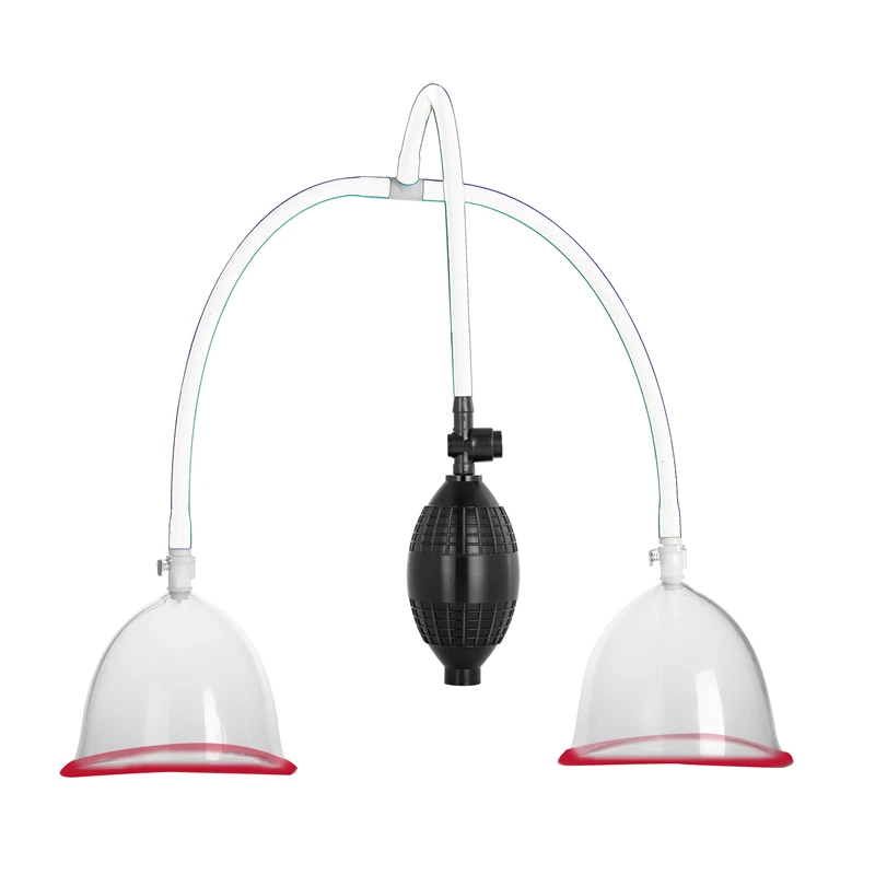 Sex Pump For Breast Enhance Boobs Sucker Pumps Tighten Manual Handle Vacuum Nipple Climax Stimulation Toy Bullet Cup BDSM | Красота и