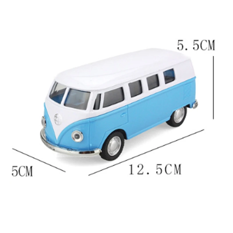 

High Simulation Exquisite Diecasts Toy Vehicles Car Styling Transporter Classical Bus 1:32 Alloy Diecast Model