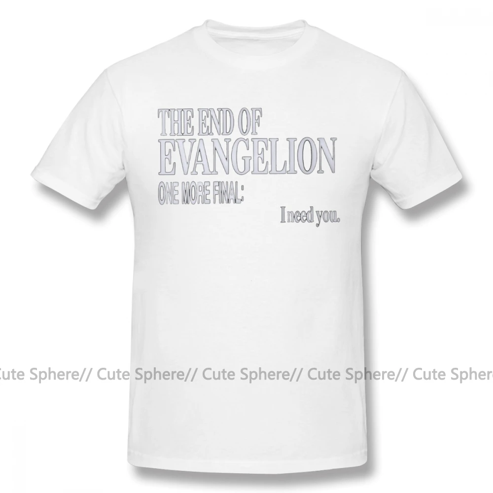 Аска Лэнгли сорью»(Evangelion Футболка Keep Calm and остаться в конце футболка «Evangelion» с короткими рукавами, забавная футболка XXX летних мальчиков из хлопчатобумажной ткани, раздел-футболки - Цвет: White