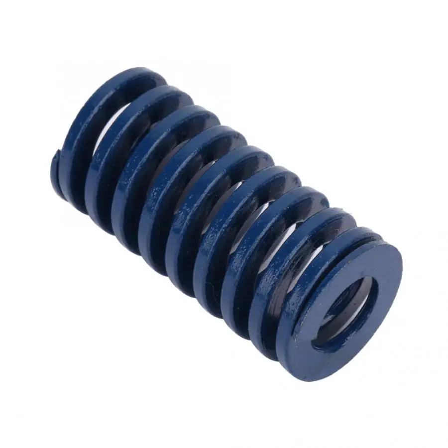 2 шт. пружина для пресс форм легкая нагрузка спиральная компрессионная синяя OD 22