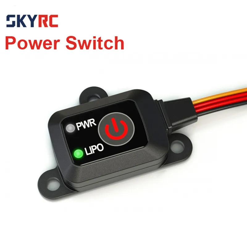 

SKYRC SK-600054-01 Power Switch On/Off MCU Controlled LIPO NIMH Battery 4-12V for 1/10 1/8 RC Car Helicopter DIY Parts