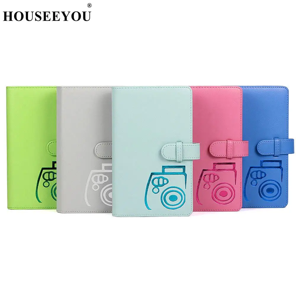 96 карманы из искусственной кожи мгновенный чехол для фотографий в альбоме