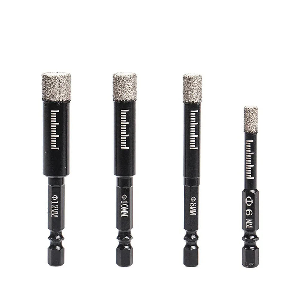 

Hole Saw Drill Bit Marble Vacuum Brazed 6-12mm Cutter Drill Drill Bits