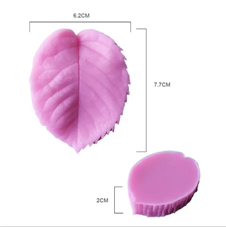 3D форма листьев помадка лист шоколада формы конфеты торт Силиконовая Форма Мыло