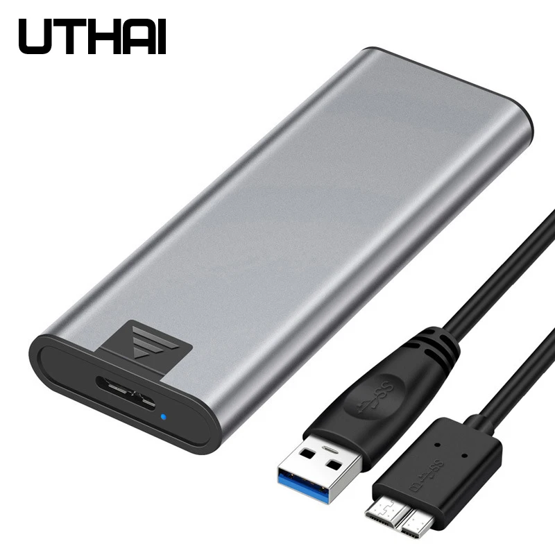 Корпус SSD UTHAI T21 M.2 NGFF на USB3.0 алюминиевый сплав высокоскоростная передача внешняя