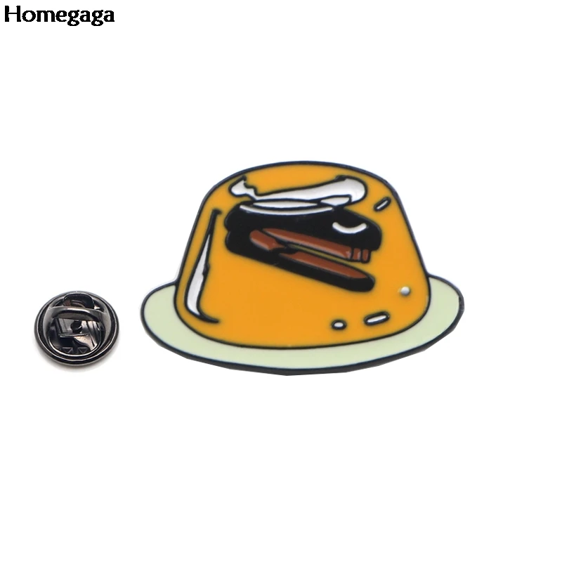 

Homegaga The office tv show Stapler in Jello Zinc tie Pins backpack clothes brooches for men women decoration badges medal D2246
