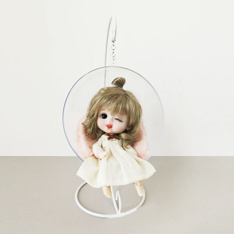 

1 Pc 1:12 Scale Dollhouse Mini Furniture Swing Chair Hammock Hanging Basket Doll Decor Toy