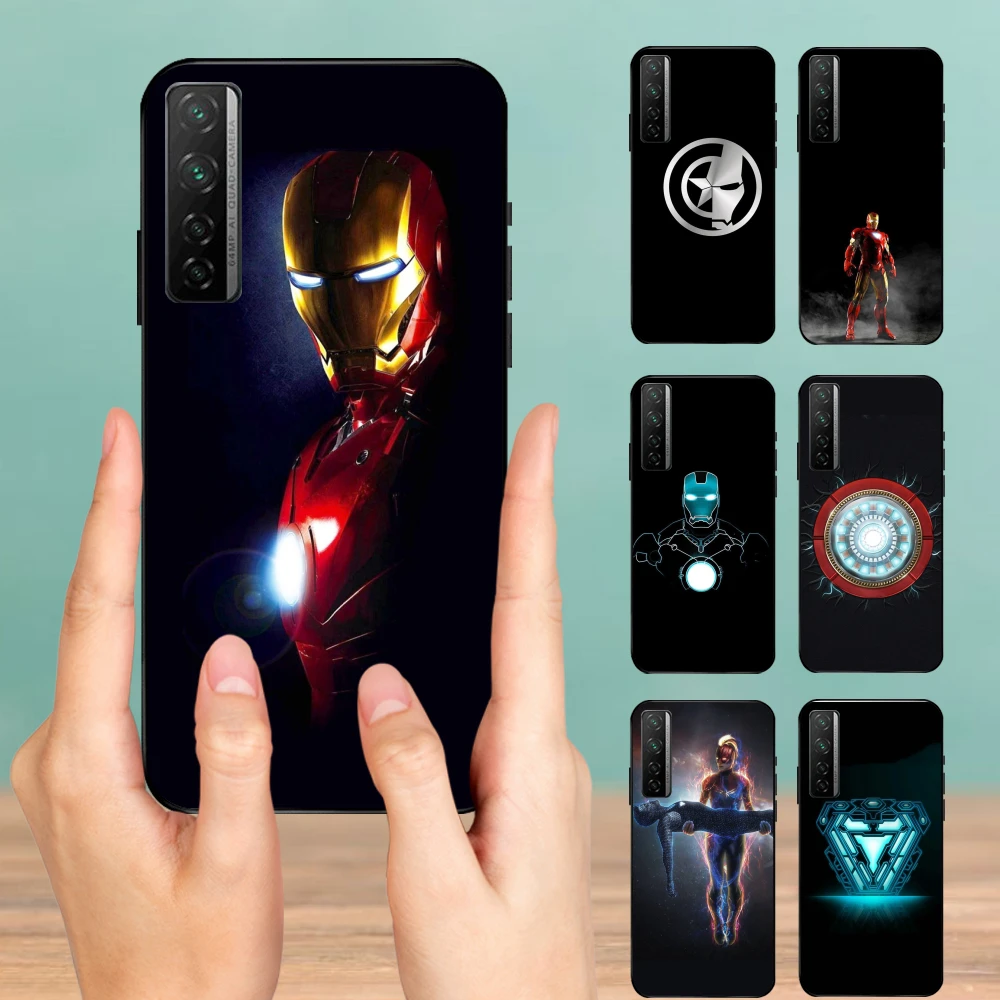 

Soft Phone Case for Huawei Nova 7 6 SE 5i Pro 4 Marvel Iron Man Cool TPU