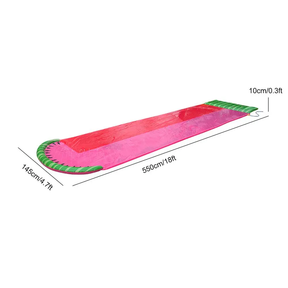 

Water Slide Slip Slide Puzzle Kids Slide Watermelon Double Sliding Lanes Waterslide Summer Toys For Children L5