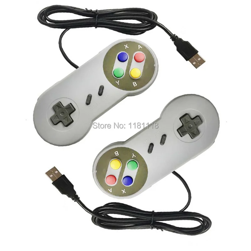 Raspberry Pi USB контроллер геймпад 2 шт. супер игровой SNES классический джойстик для ПК
