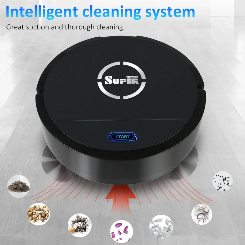 

robot vacuum cleaner Robot Vacuum Cleaner Sweep&Wet Mop Simultaneously For Hard Floors&Carpet Run Dust Sterilize Smart Planned