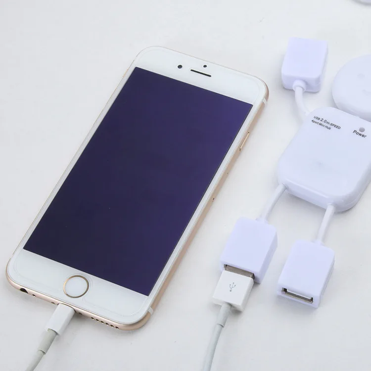 

USB 2.0 HUB 2.0 HUB Multi USB Splitter 4 Port Expander Multiple USB Hab Use Power Adapter USB 2.0 Hub with Switch For PC