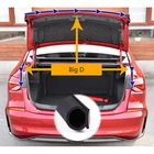 Резиновая уплотнительная лента для двери, большой D-образный уплотнитель для автомобильной двери, универсальная шумоизоляция, автомобильный Epdm резиновые водонепроницаемые уплотнители для автомобиля
