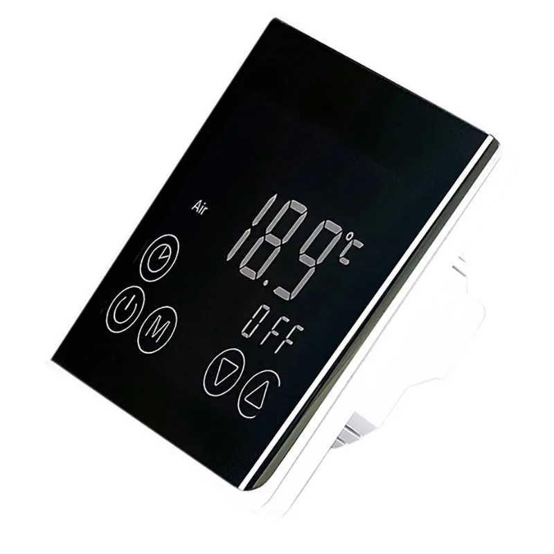 

C17 Electric Heating 16A Press Screen Without Wifi Concealed LCD Display Thermostat Electric Heating Thermostat