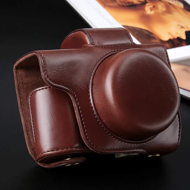 Из искусственной кожи Камера чехол сумка для цифровой камеры Olympus OM-D E-M10 EM10 Mark II III