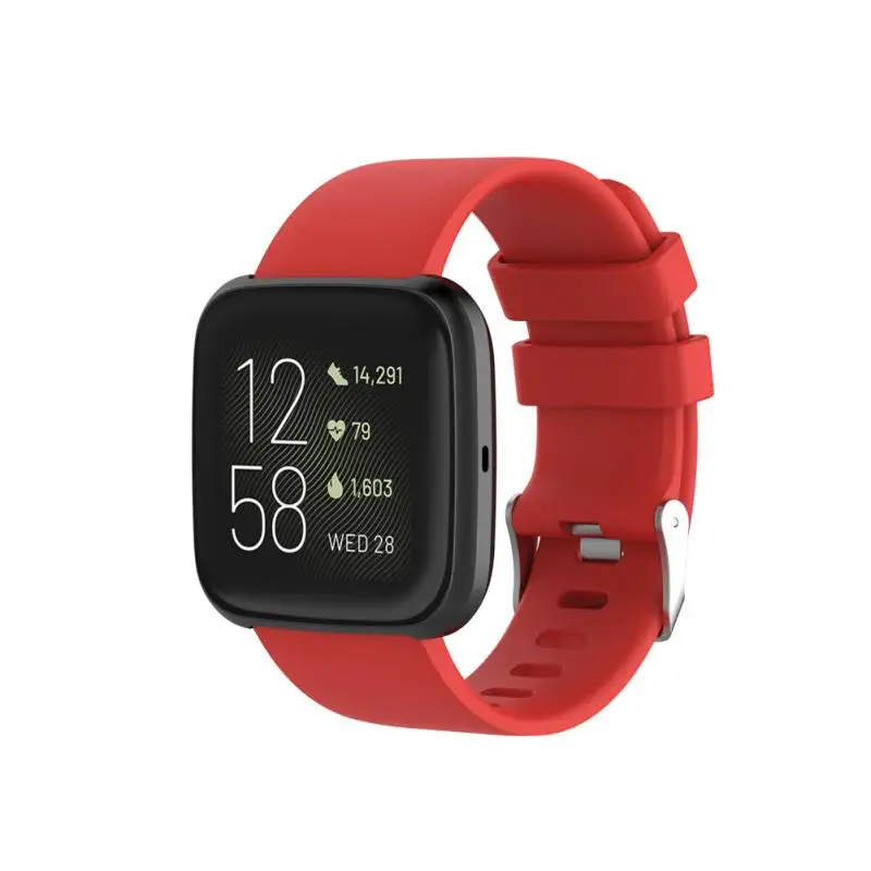Новый оригинальный силиконовый ремешок для Fitbit Versa 2 Band мягкий водонепроницаемый