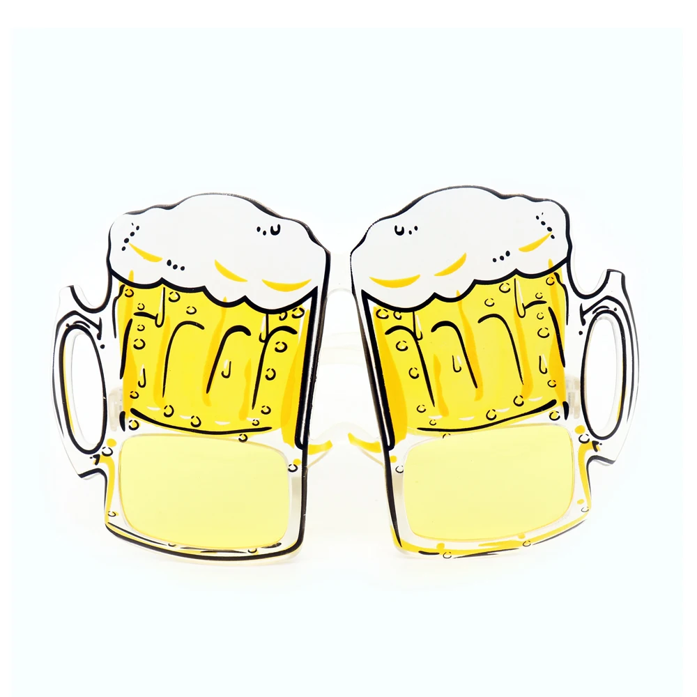 Beer cup 1 шт. Гавайские Вечерние Розовые Очки Фламинго Новинка на день рождения Фламинго солнцезащитные очки девичник вечерние принадлежности - Цвет: Beer cup