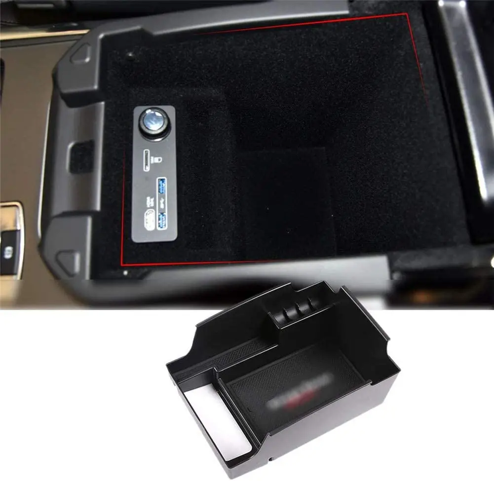 

For Land Rover Range Rover Sport 2014-2017(only For LHD), ABS Plastic Armrest Storage Box (Without Refrigerator)