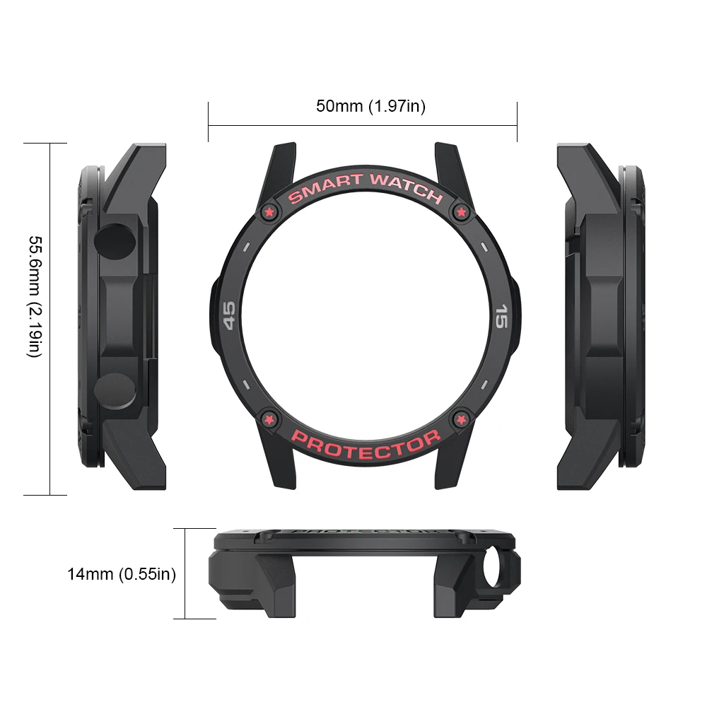 Case For Huawei Watch Honor Magic 2 46mm colorful TPU Case Protector Magic 2 Strap SIKAI Band Bracelet Smart Watch Accessories