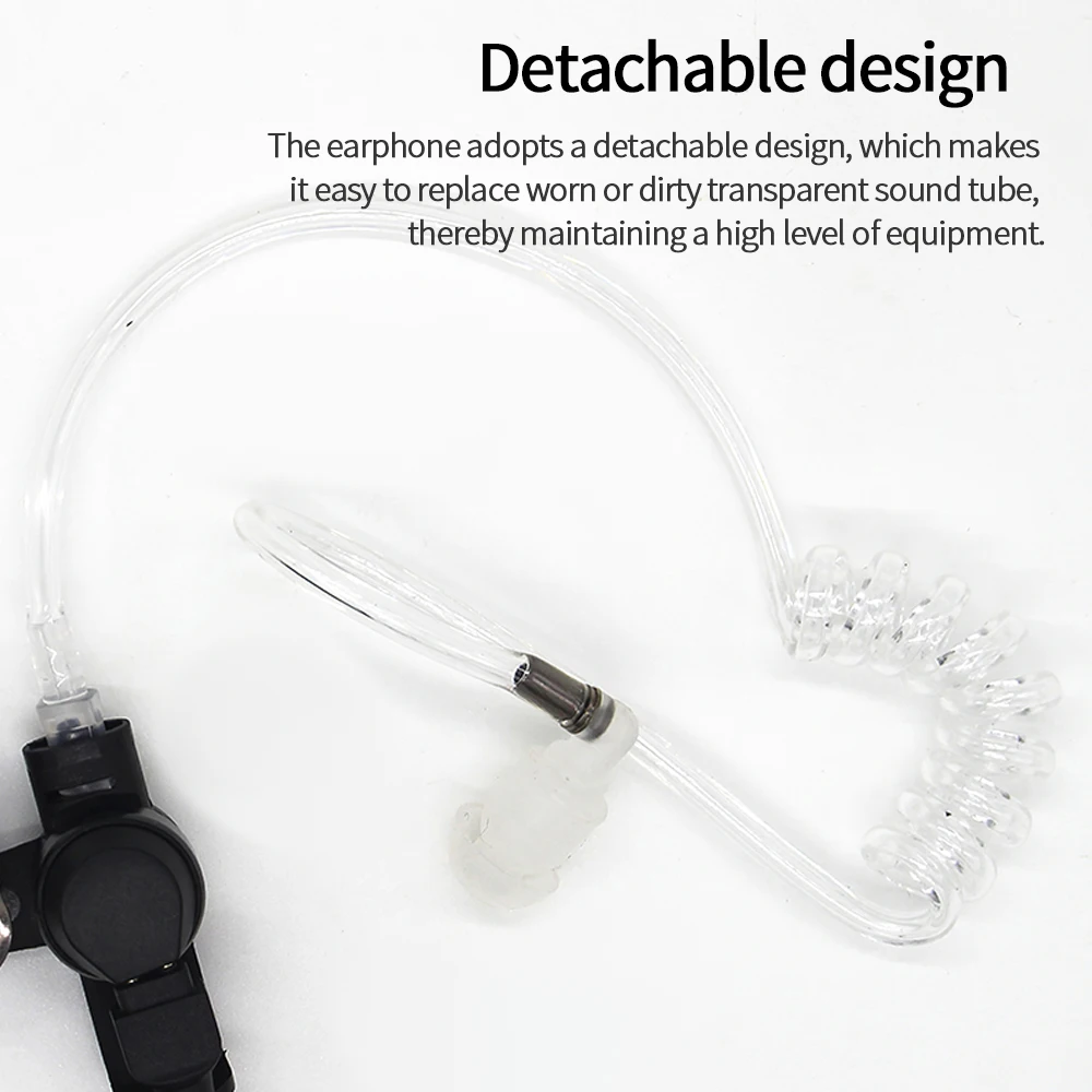 Двусторонняя радиостанция Walkie-Talkie Earhook подходит для Motorola DP2400 XiR P6620 MTP3250 MTP3200