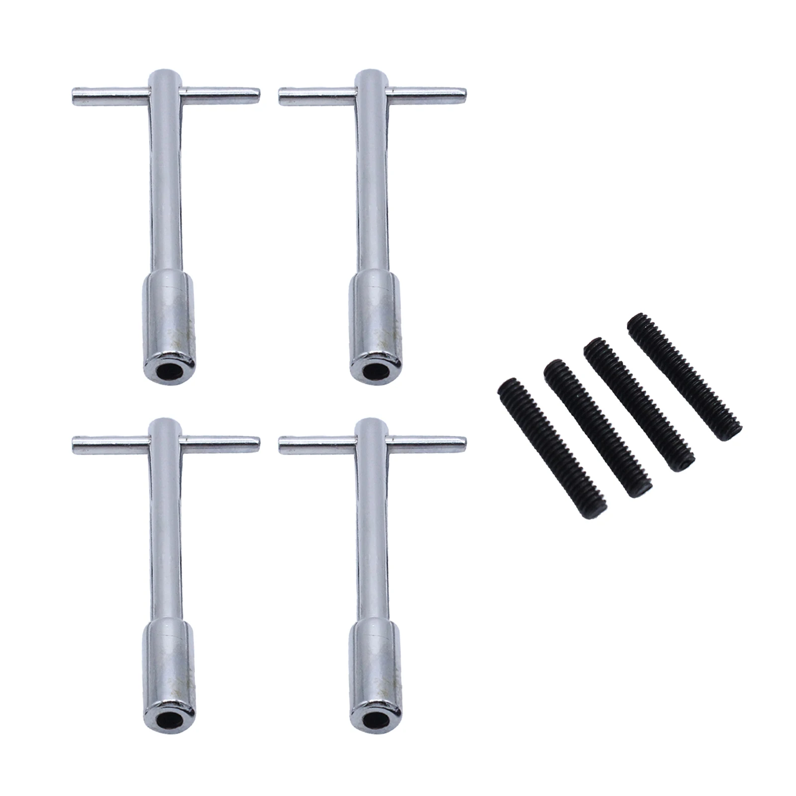

1Set Durable Extended Aluminum Alloy Valve Cover T-Bar Wing Nuts Bolts Automobiles Repair Supplies Tools for Chevy SBC