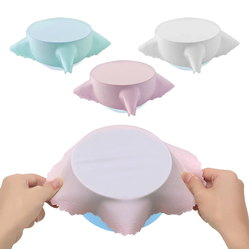 Еда Класс силиконовый Обёрточная бумага свежие Саран крышкой высокого стрейч