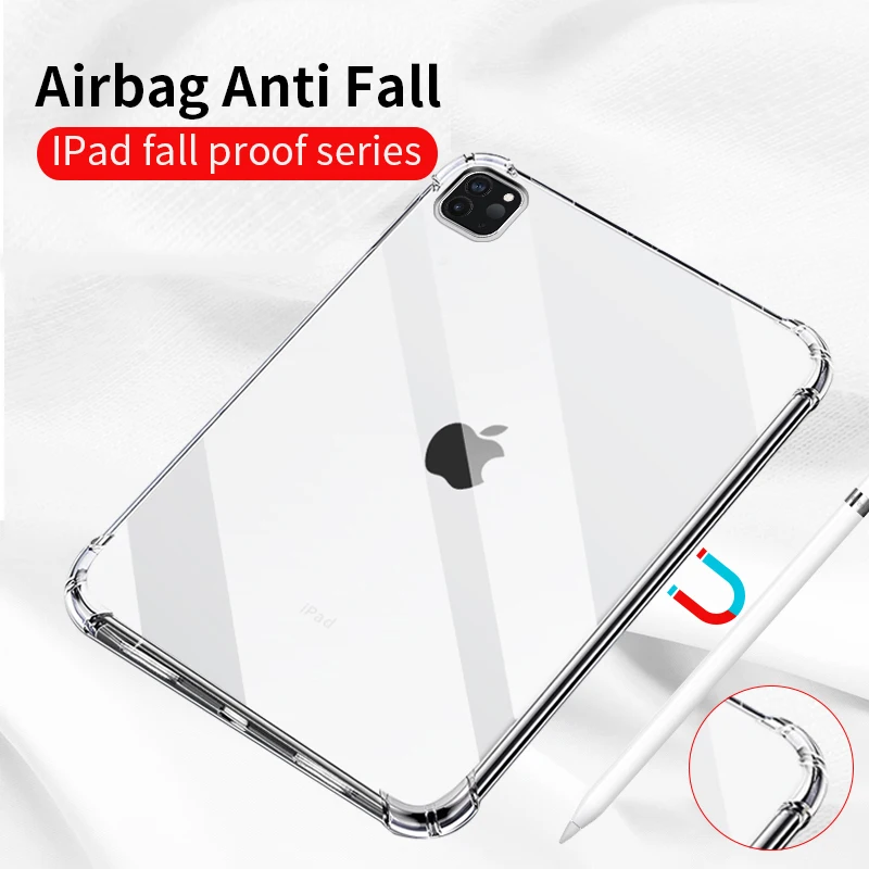 Силиконовый противоударный прозрачный чехол из ТПУ для iPad Pro 12 9 11 10 2 2020 2017 2018