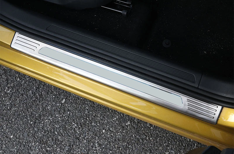 Для Фольксваген Поло хэтчбек 2019-2021 Нержавеющая Накладка на порог педаль