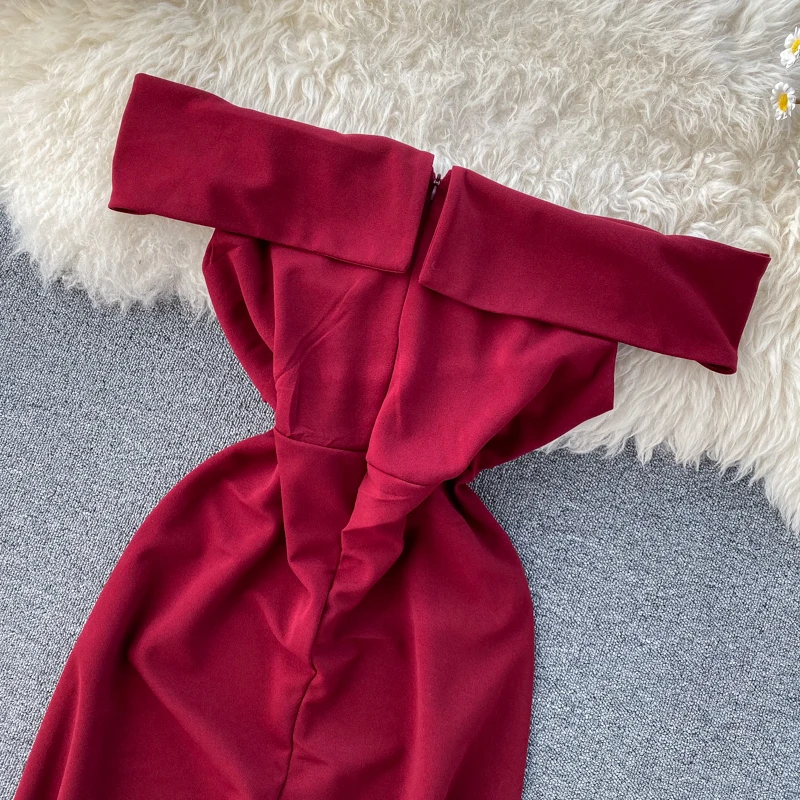 

Vintage Slim 2020 Ruffles Jumpsuits sexy off shoulder Rompers Summer Full Length Jumpsuit Casual Women Playsuit Elegant Romper